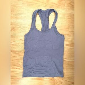 lululemon cropped swiftly racerback size 2 in lavender